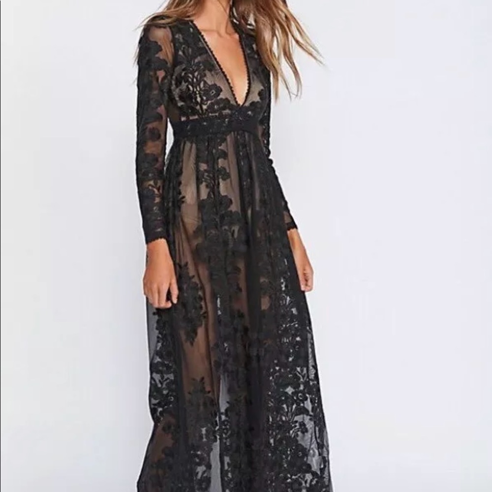 ISO for love and lemons Temecula dress in black